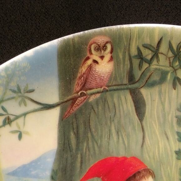 Vintage Limoges Collector Plate Tom Thumb-Le Petit Poucet Perrault Quellier - Picture 4 of 14